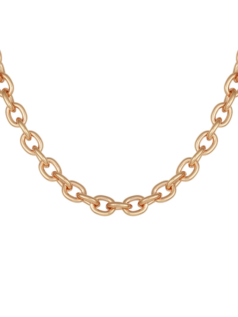 Gold-Tone Chunky Chain Necklace