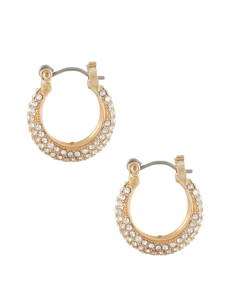 Gold-Tone Rhinestone Earrings Set