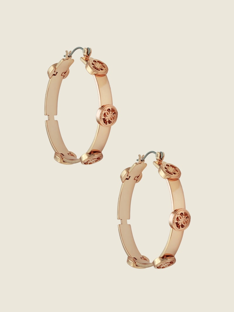 Guess rose gold earrings clearance