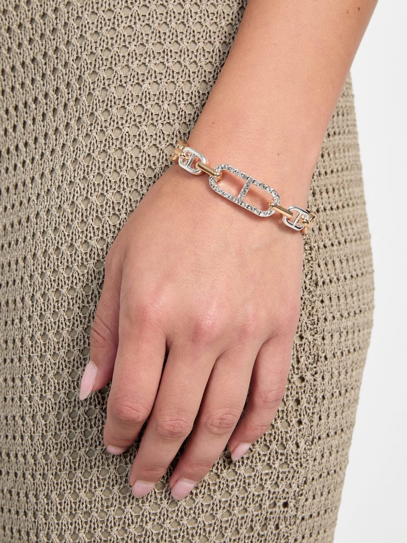 Two-Tone Link Bangle