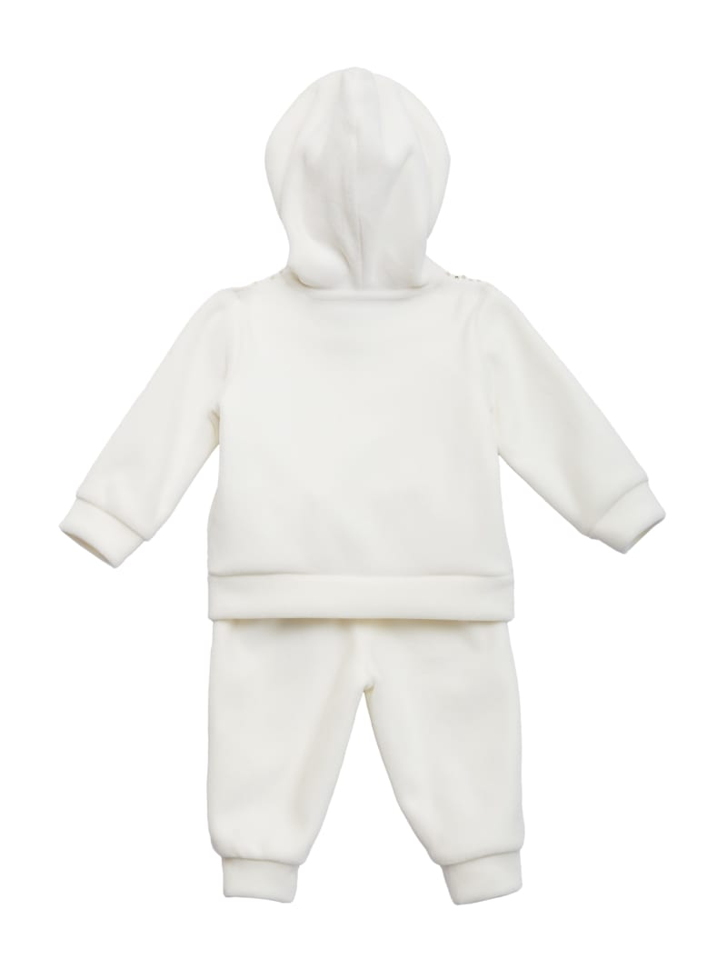 Velour Zip Hoodie and Pants Set (0-24M) | GUESS