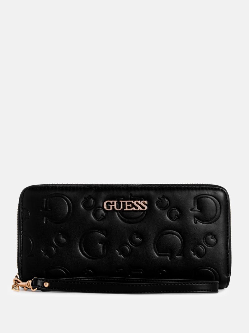 Harleston Debossed Large Zip Wallet