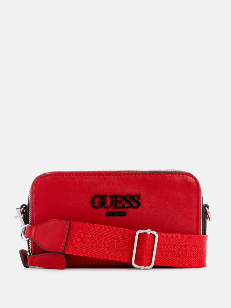 Guess red crossbody bag sale