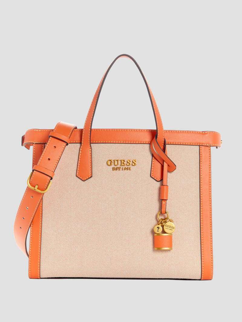 Guess society satchel clearance