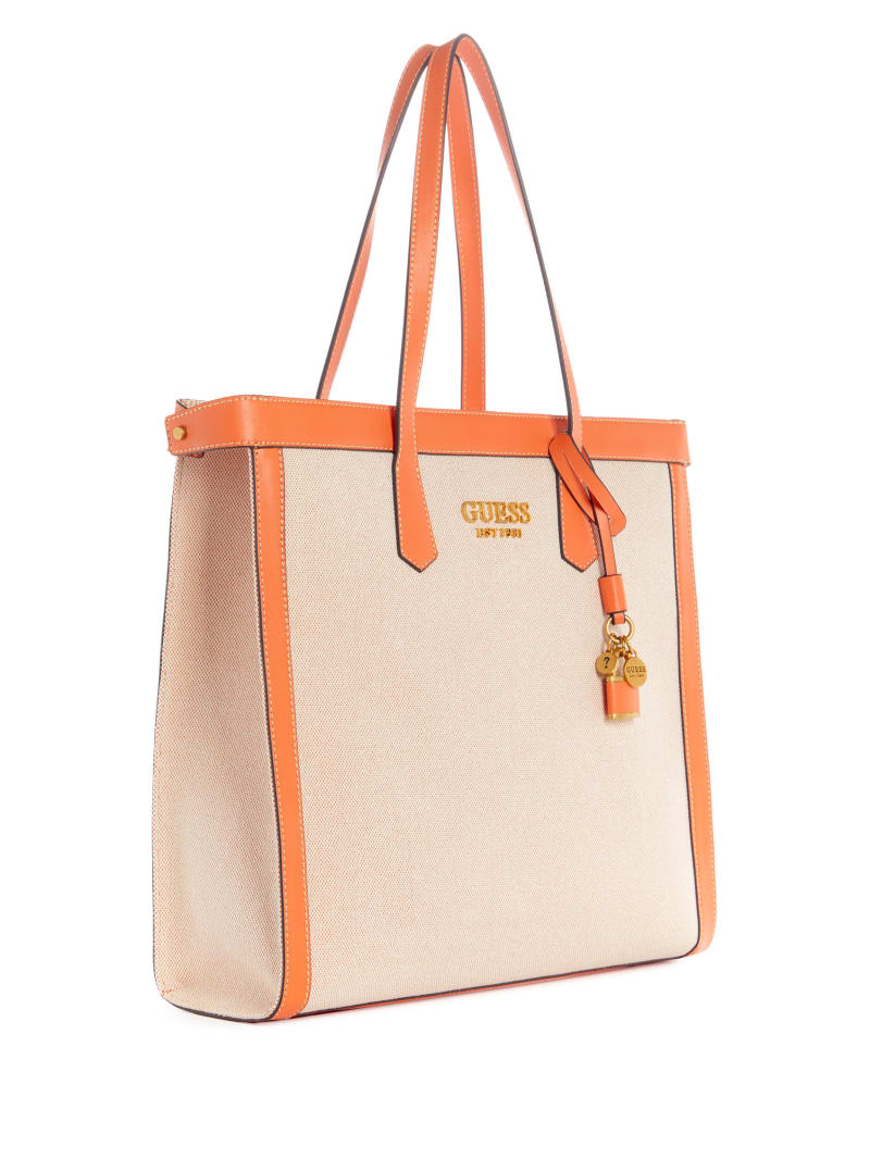 Guess orange handbag sale