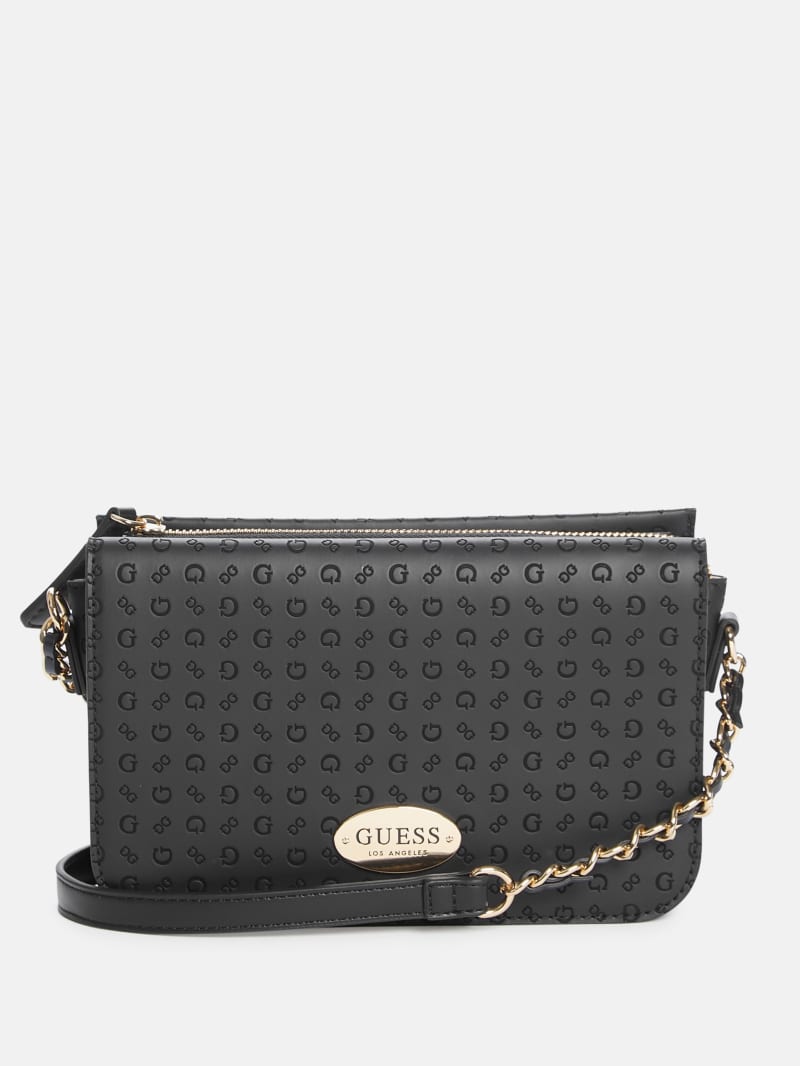 Ballantyne Debossed Logo Mini Crossbody GUESS Factory Ca