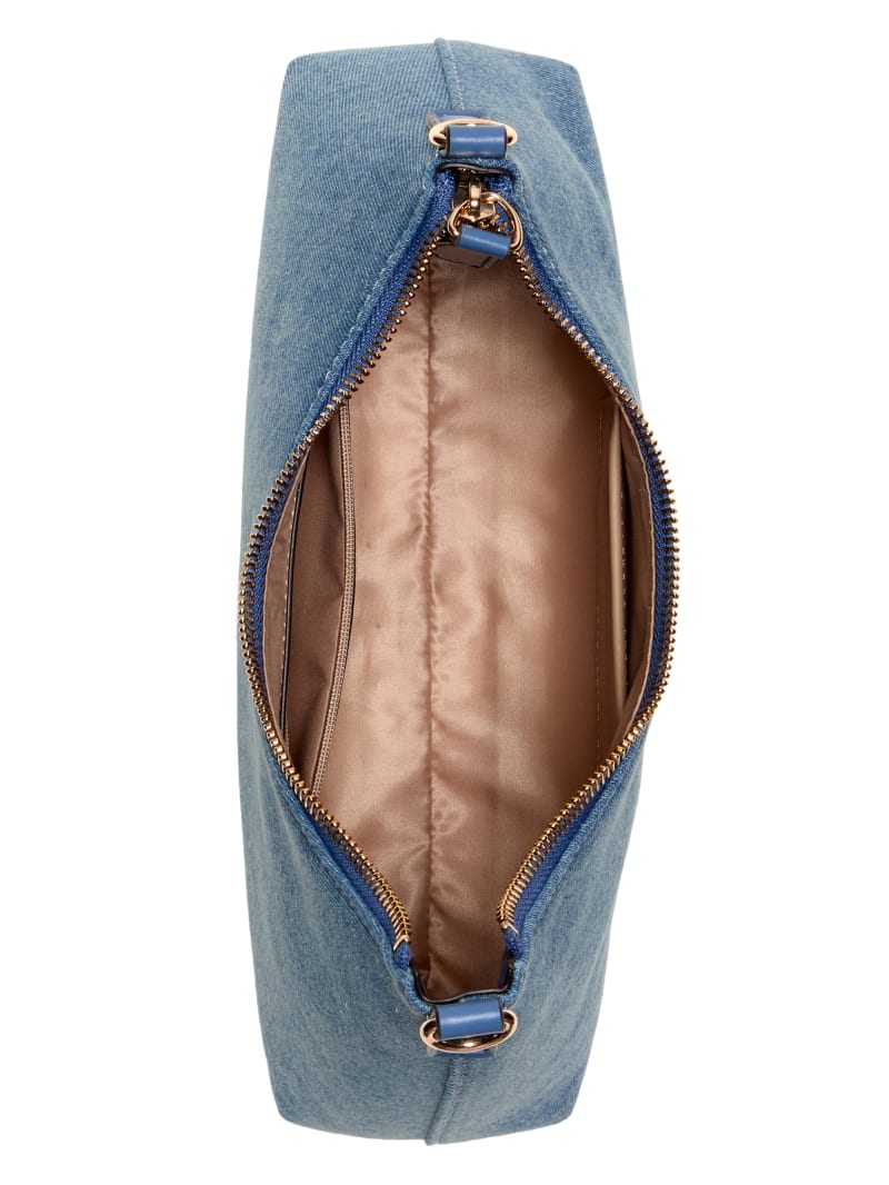 Brandi Denim Shoulder Bag | GUESS Factory Ca