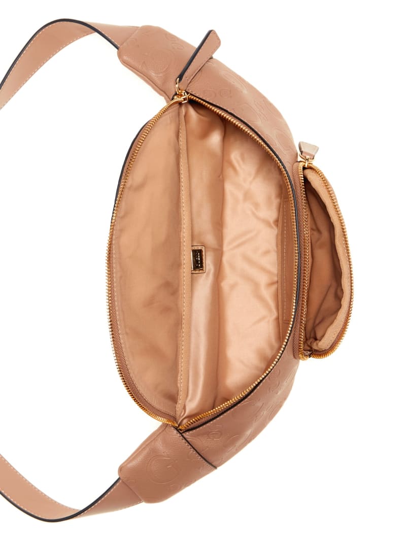 Kassiani Embossed Belt Bag GUESS Factory Ca