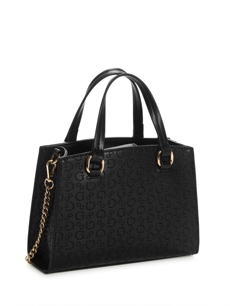 Earlene Embossed Logo Mini Satchel | GUESS Factory