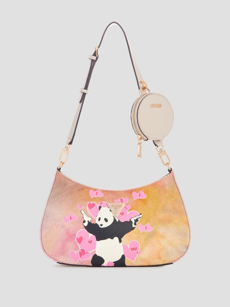 Guess graffiti bag top