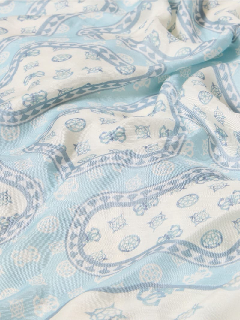 Marina Peony Printed Scarf