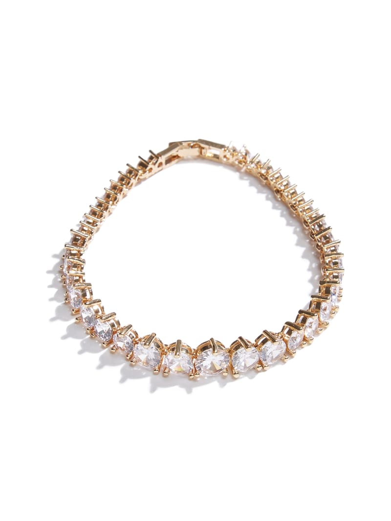 Gold tennis bracelet cubic zirconia store
