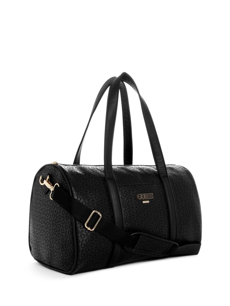 Guess factory women's logo duffle bag discount