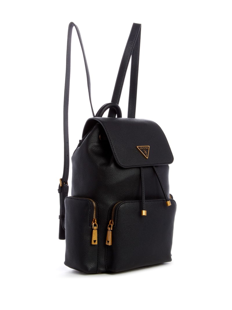 guess velvet backpack