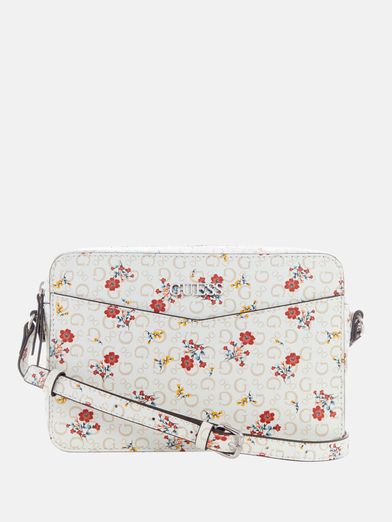 McClain Printed Mini Camera Bag Crossbody GUESS Factory