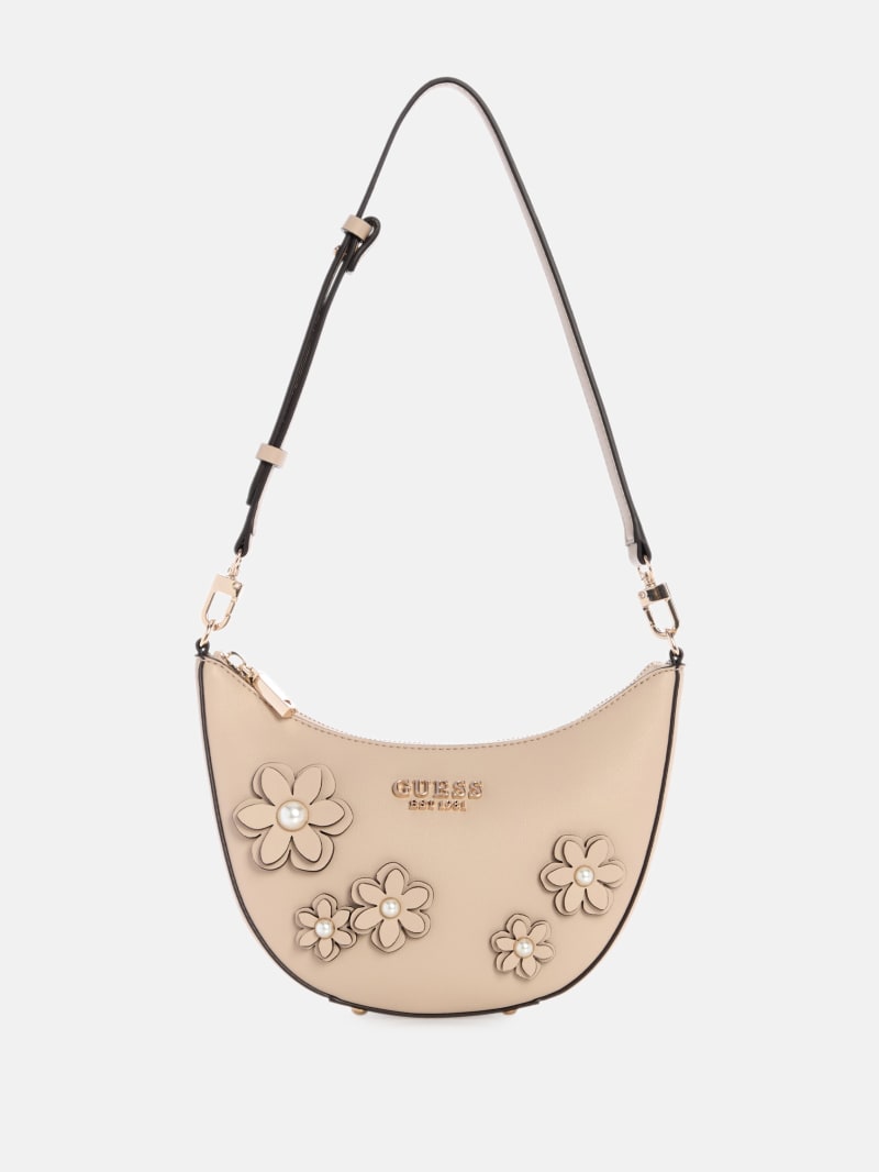 【ベージュ(SIT)】GUESS ショルダーバッグ (W)ZARIA Mini Top Handle Flap GUESS｜GUESS ショルダーバッグ (W)ZARIA Mini Top Handle Flap