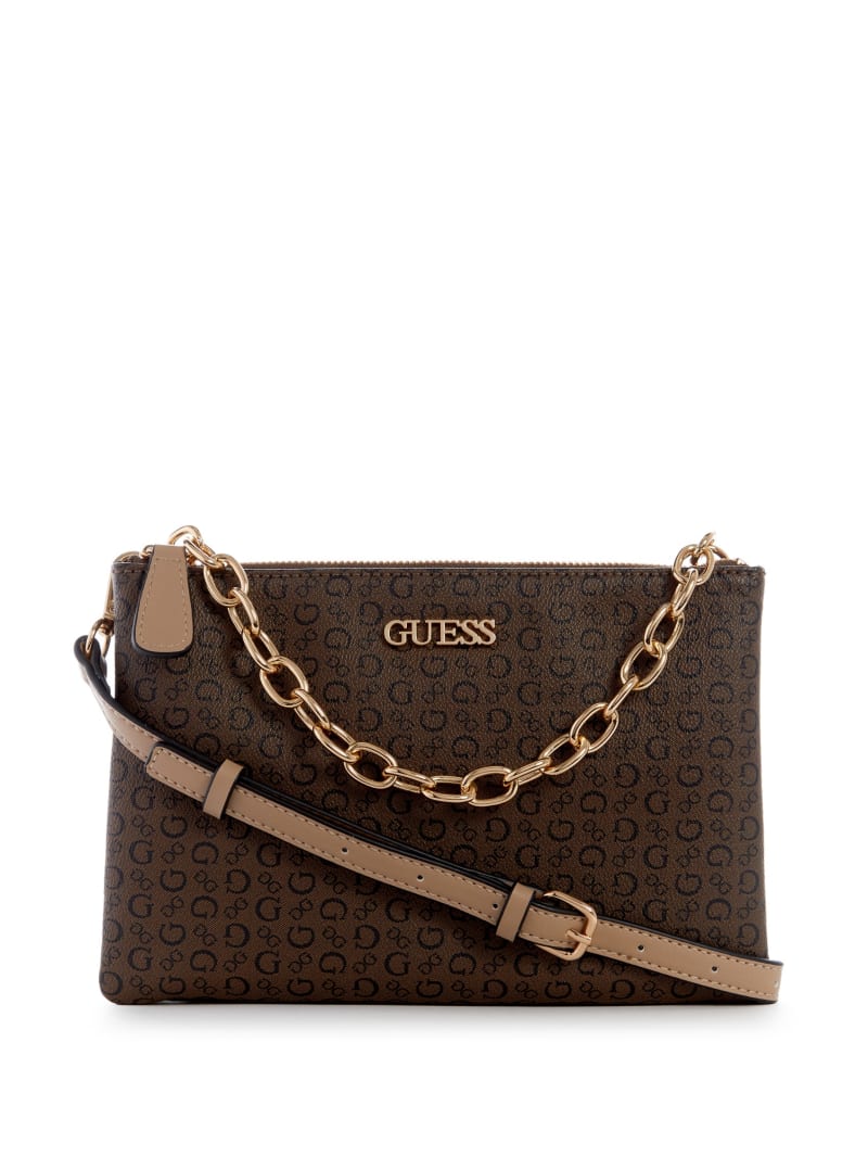 Ellison Double Zip Crossbody GUESS Factory