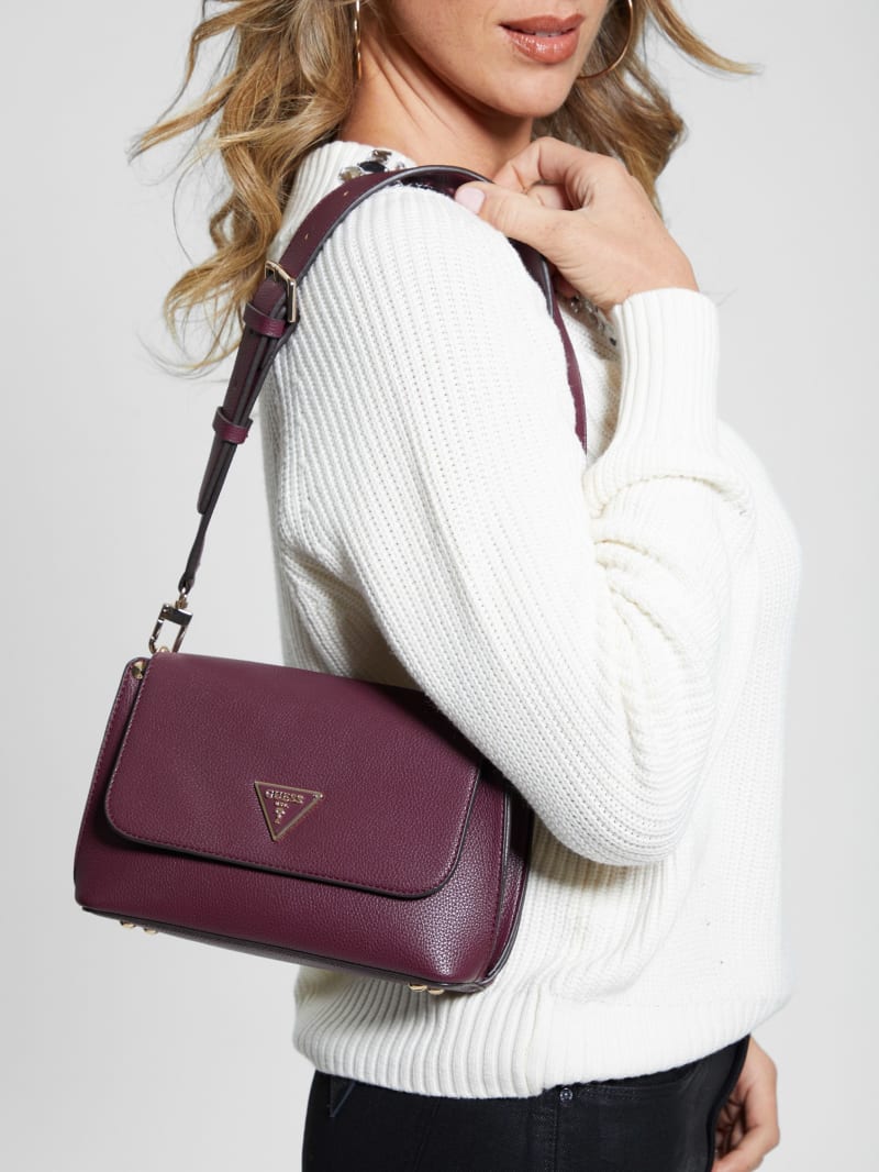 Meridian Fold Over Shoulder Bag GUESS