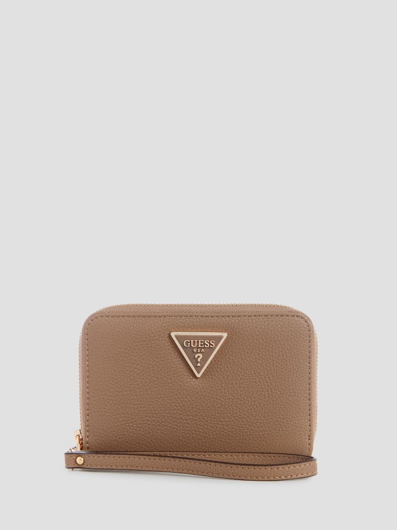 Guess double zip wallet best sale