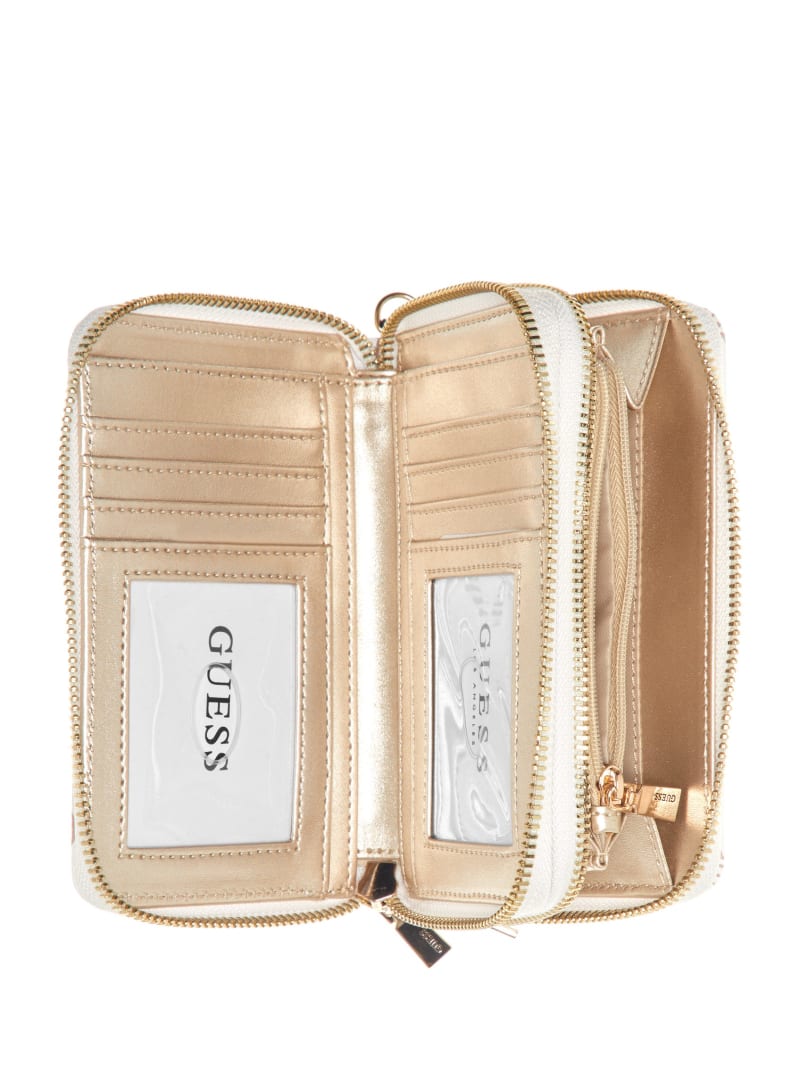 Guess rose shop gold wallet