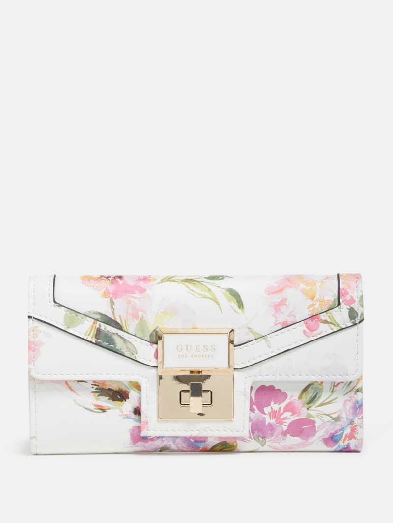 Kavet Floral Slim Clutch Wallet
