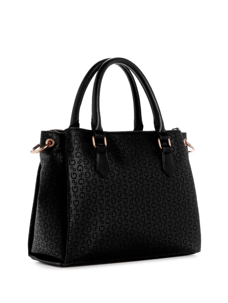 Zakaria Embossed Logo Satchel
