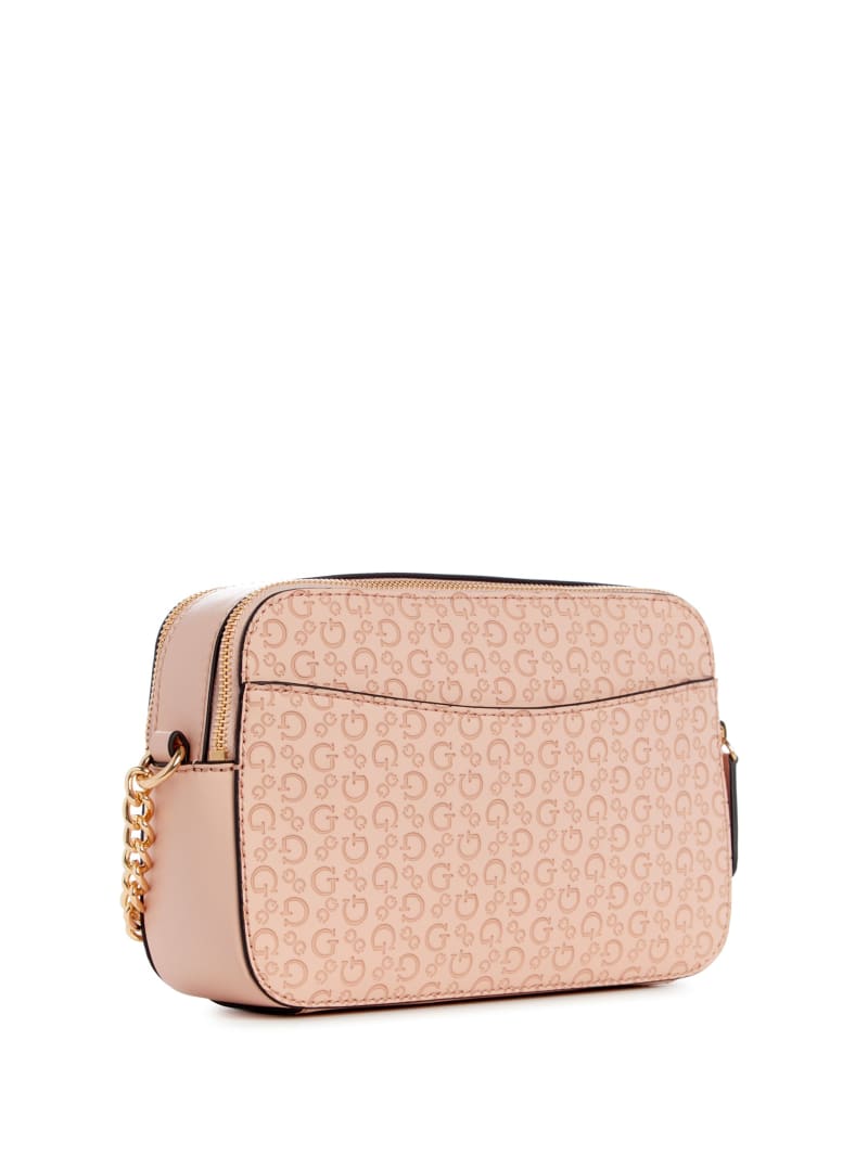 Zakaria Debossed Logo Double-Zip Crossbody