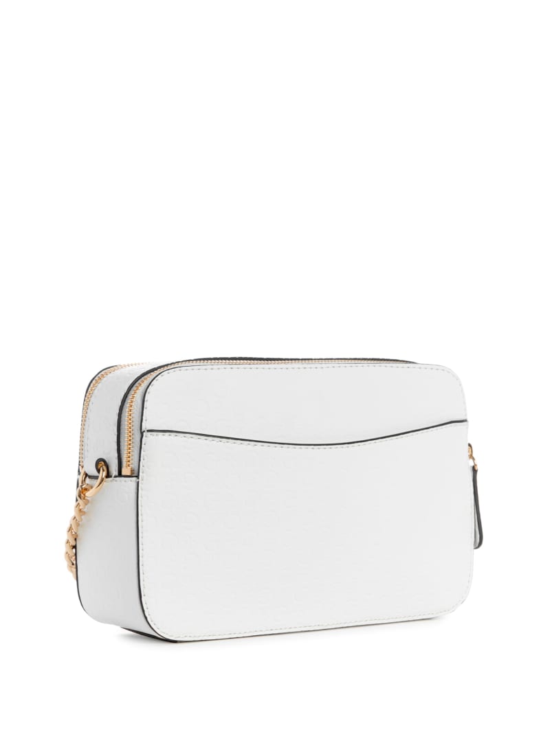 Zakaria Debossed Logo Double-Zip Crossbody