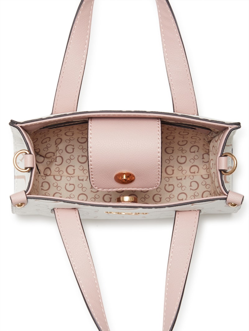 ★TOUT Y EST★ Crosstotrowellback GL233K Kyley Logo Mini Tote | GUESS Factory Ca