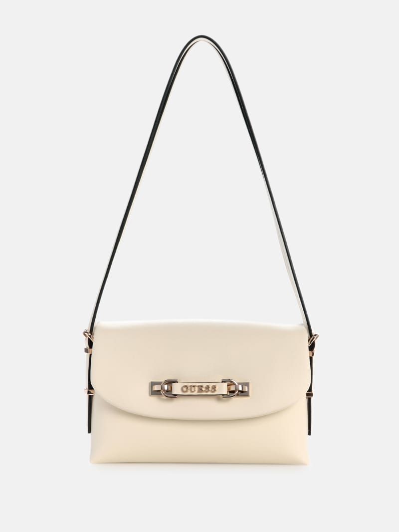 ショルダーバッグ・ポシェット Guess MAUVE Mini Round Flap Shoulder Bag HP1A3A87 MAUVE Mini Conv Flap Shoulder Bag ショルダーバッグ | GUESS