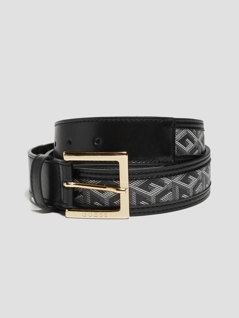 Black guess belt best sale