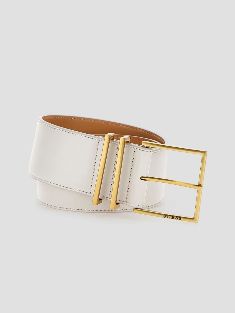 Guess sales white belt