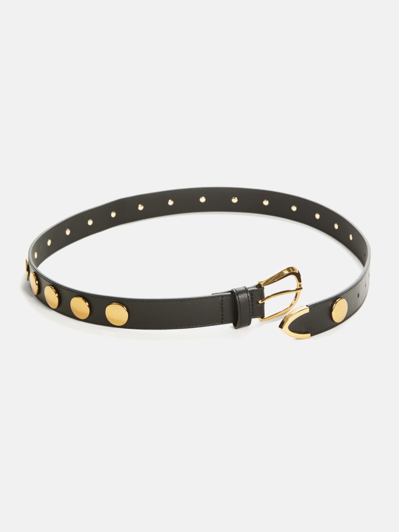 Genuine Leather Logo Belt