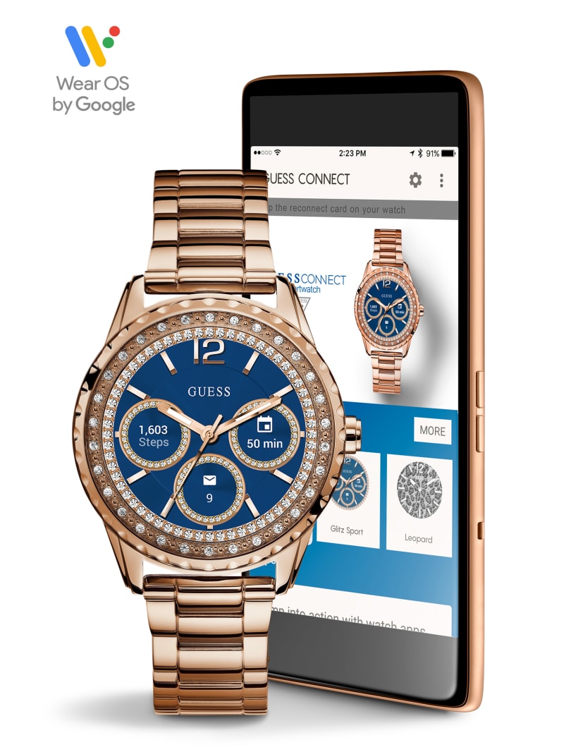 guess women's connect smartwatch