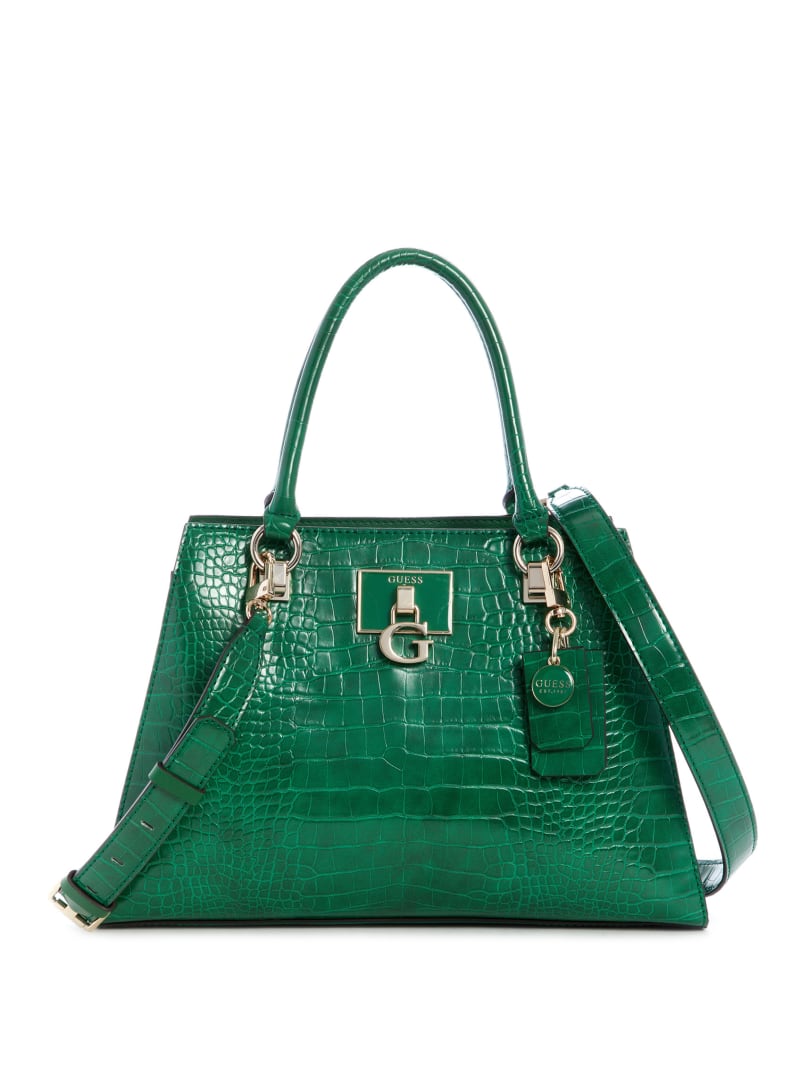 Guess Stephi Croc Girlfriend Satchel - CB787507-GRE