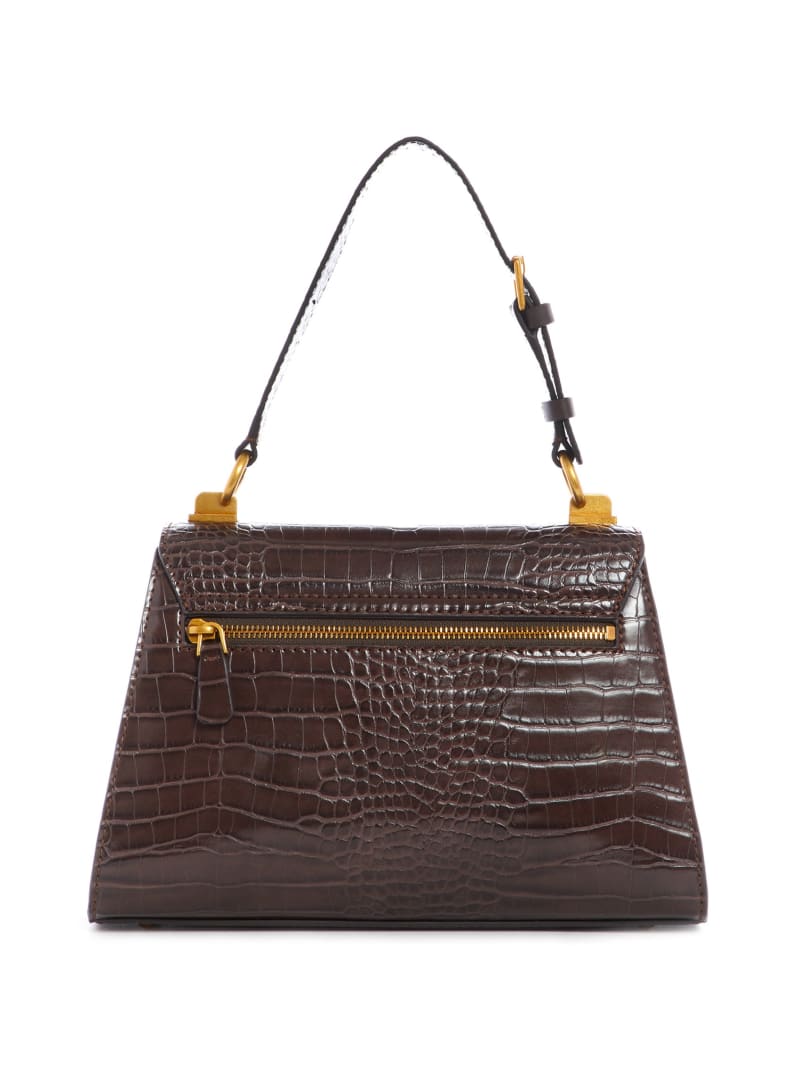 GUESS Stephi Top-Handle Flap Bag