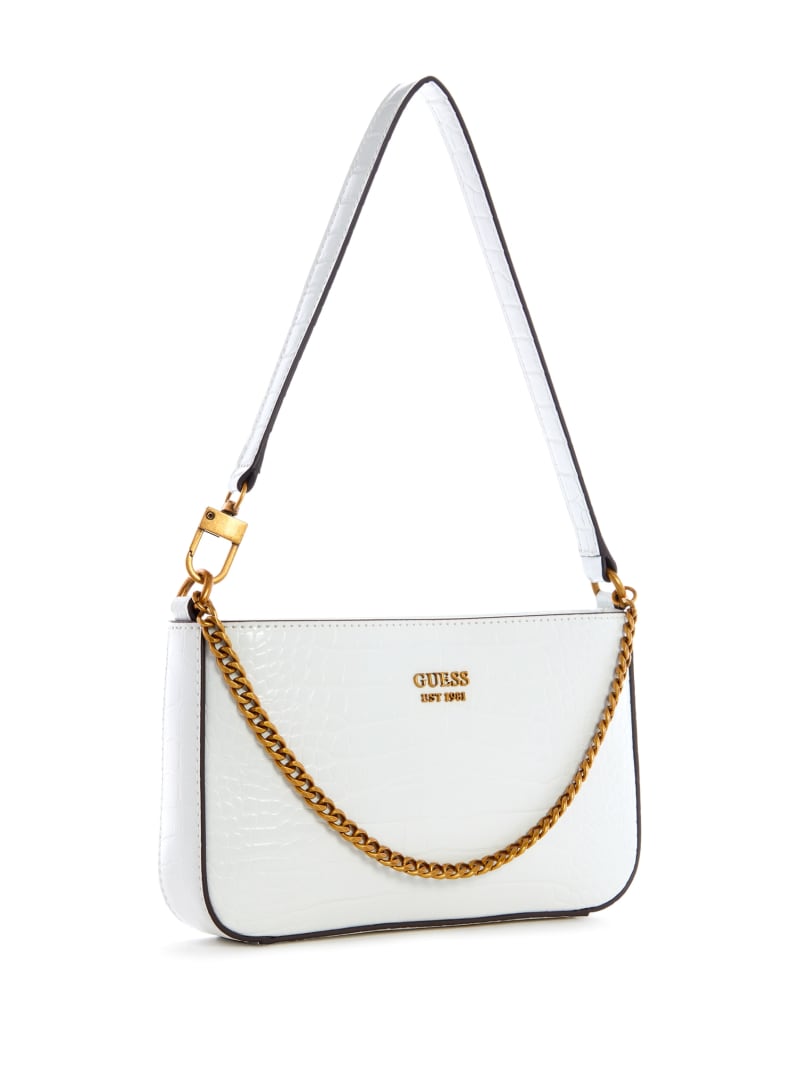 Guess Victoria Chain Shoulder Bag in Black