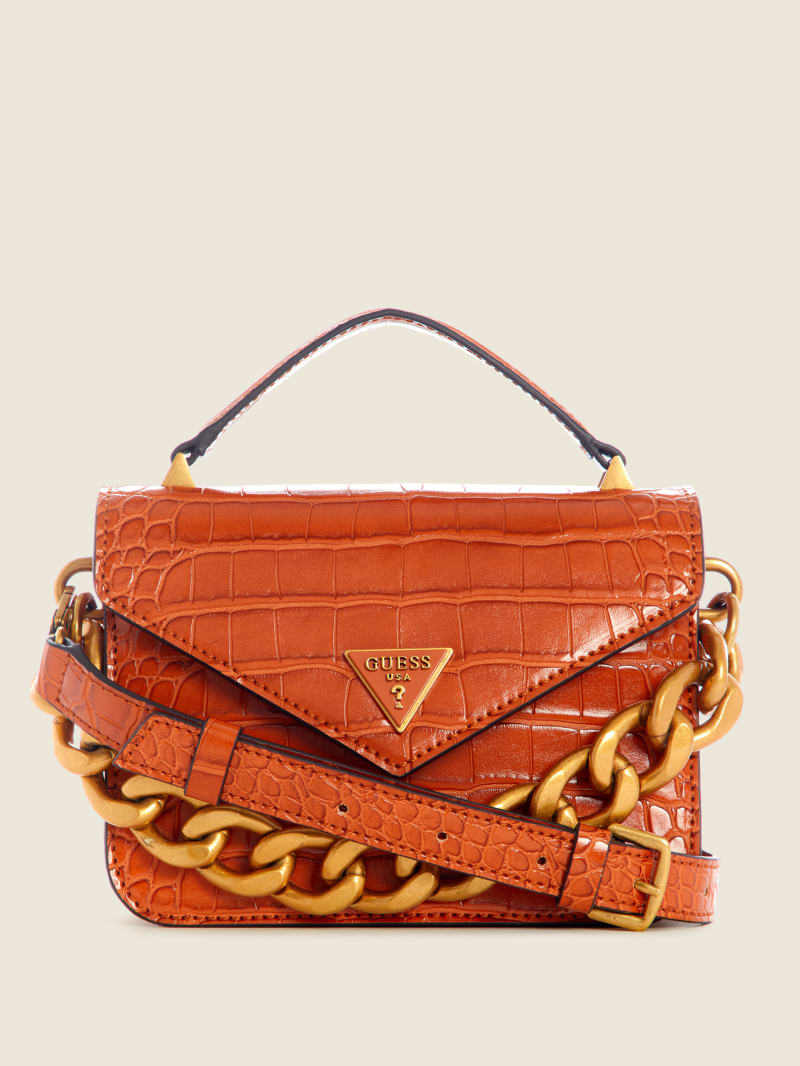 Promotie Uluru Verbazing Retour Mini Top Handle Crossbody | GUESS