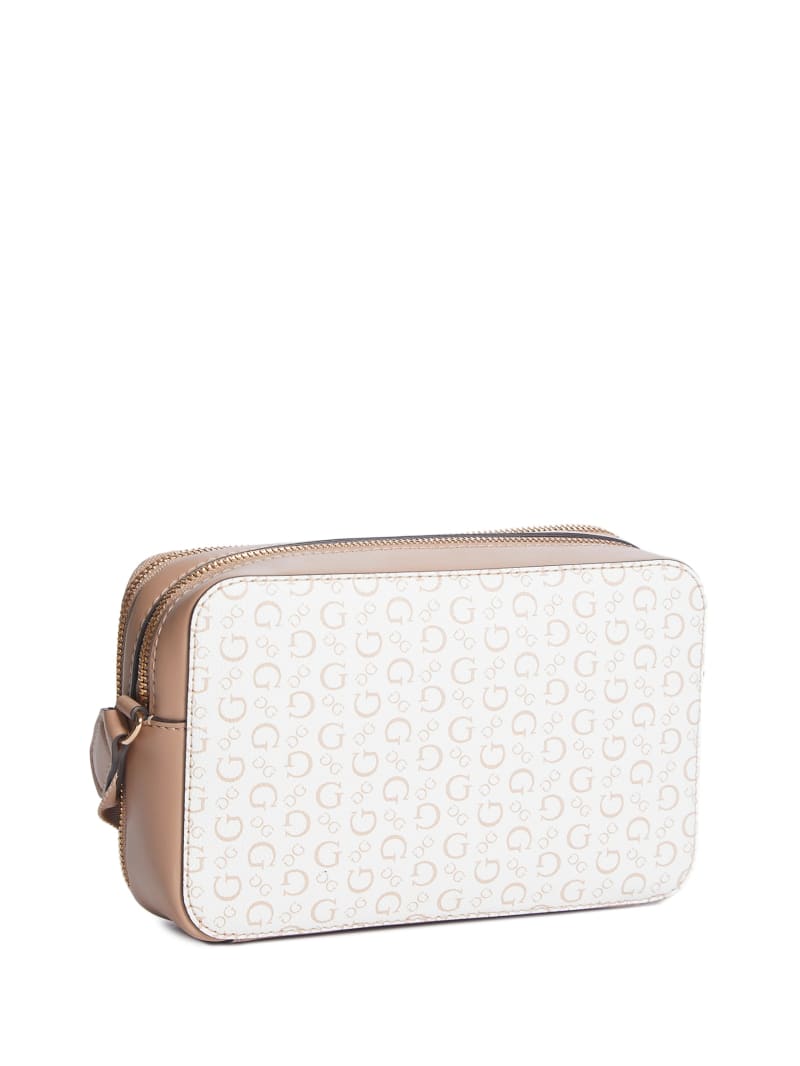 Artemis Logo Mini Double Zip Crossbody GUESS Factory Ca