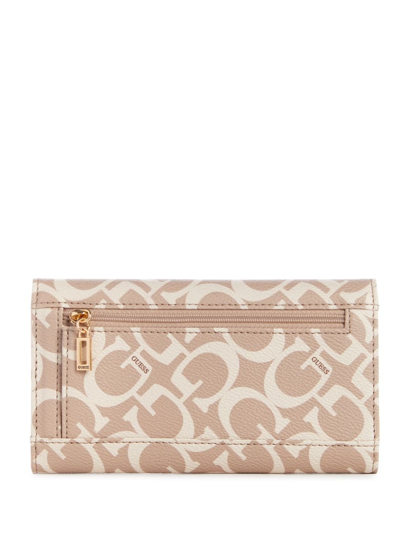 Portefeuille à pochette mince à logo Abree