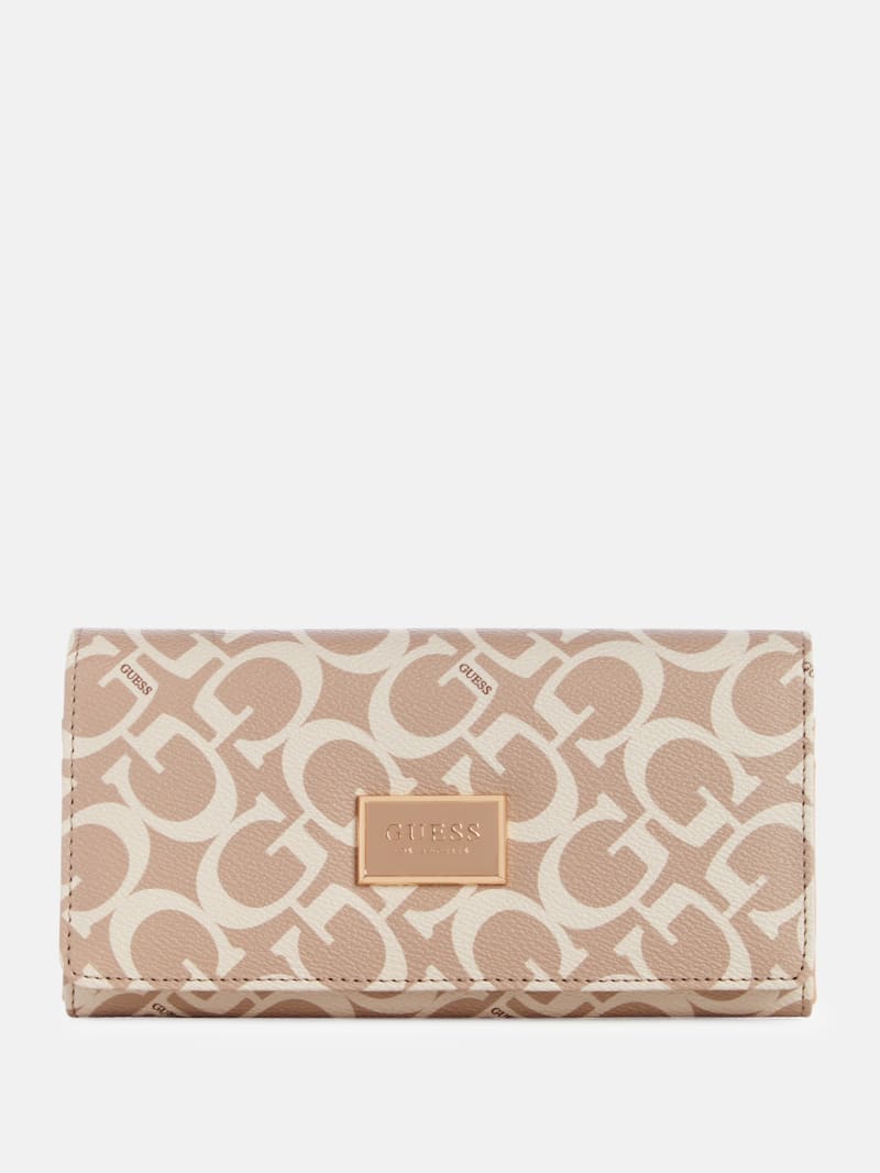 Portefeuille à pochette multifonctions à logo Abree