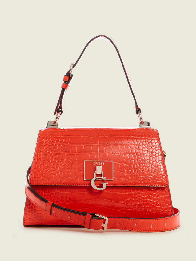 Stephi Top-Handle Flap Bag