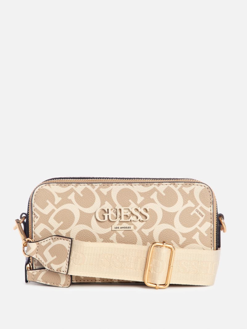 Guess sandy leather crossbody bag deals