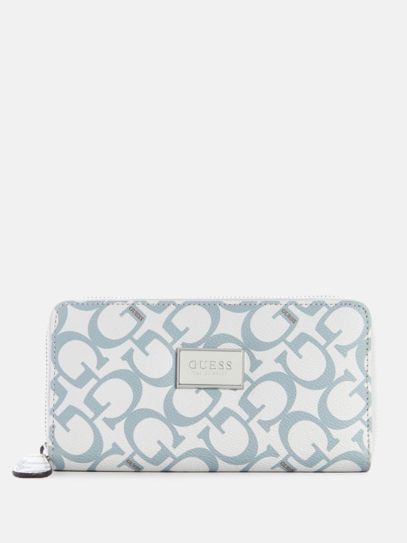 Abree Medium Zip Around Wallet GUESS Factory