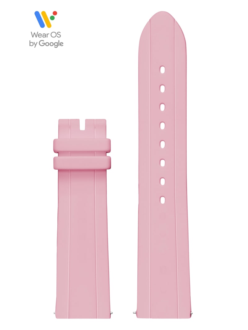 41mm Pink Silicone GUESS Connect Smartwatch Touch Strap GUESS Canada
