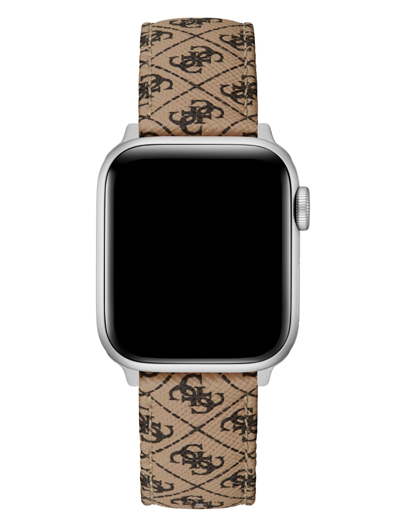 GUESS Glitter Leather on Silicone Band for Apple 38-40 mm Watch