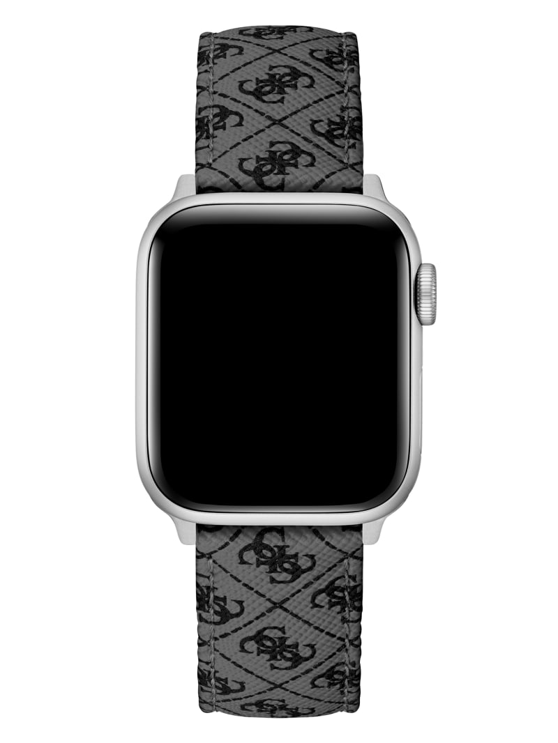 Gray Quattro G Leather 38-41 mm Band for Apple Watch®