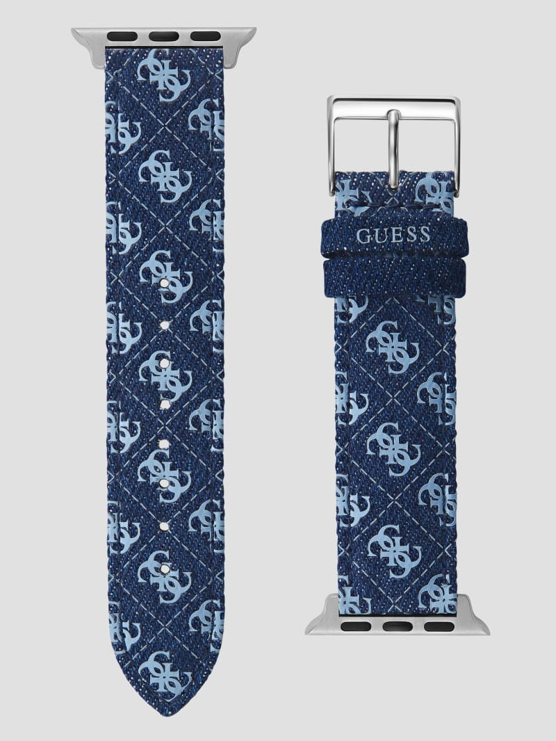 Guess watch denim strap discount