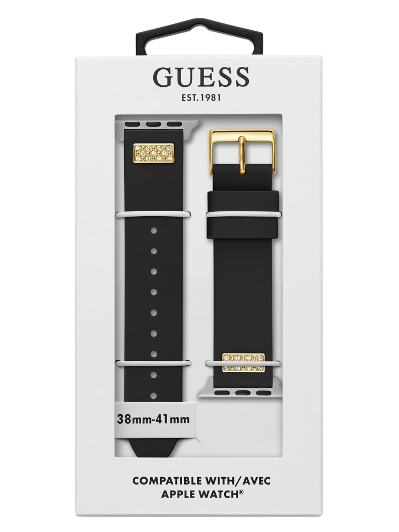 Designer Checker Silicone Apple Watch Band – Rhinestone Gal