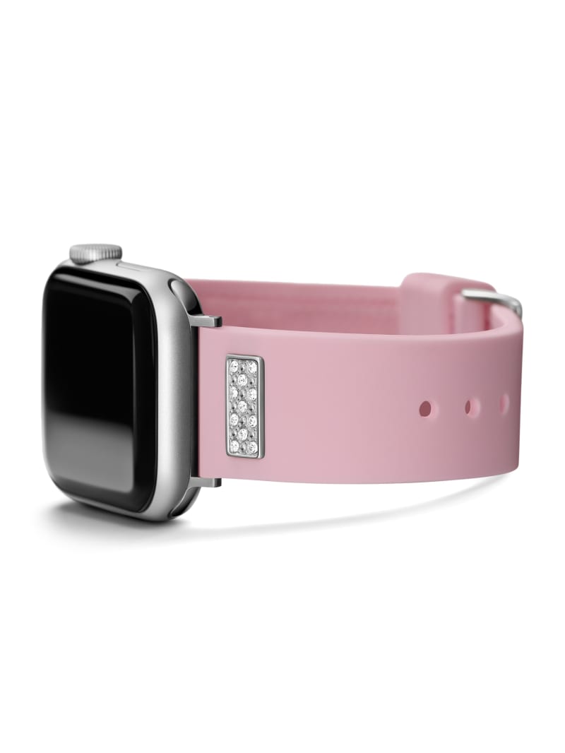 Rhinestone Pink Silicone 38 41 mm Band for Apple Watch GUESS